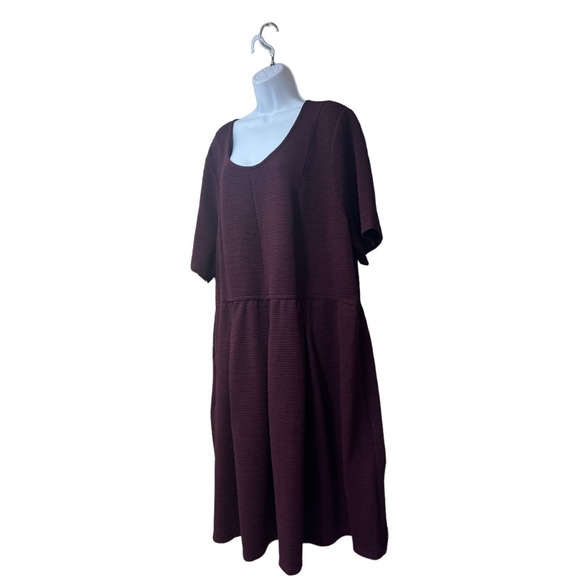 Sz 26/28 Lane Bryant Plum Dress NWT - Picture 5 of 7
